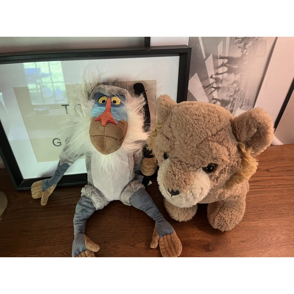 The Lion King Simba Build A Bear Plush Disney's Young Simba Rafiki